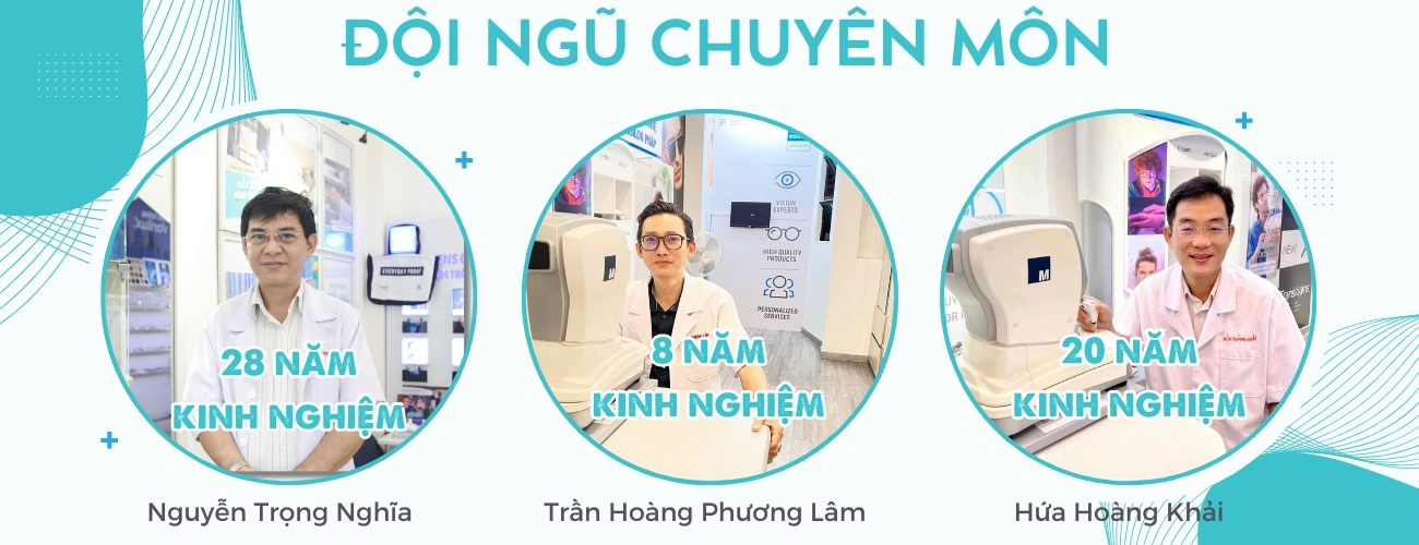 Đội ngũ kỹ thuật viên nhiều năm kinh nghiệm tại Mắt kính Nam Quang