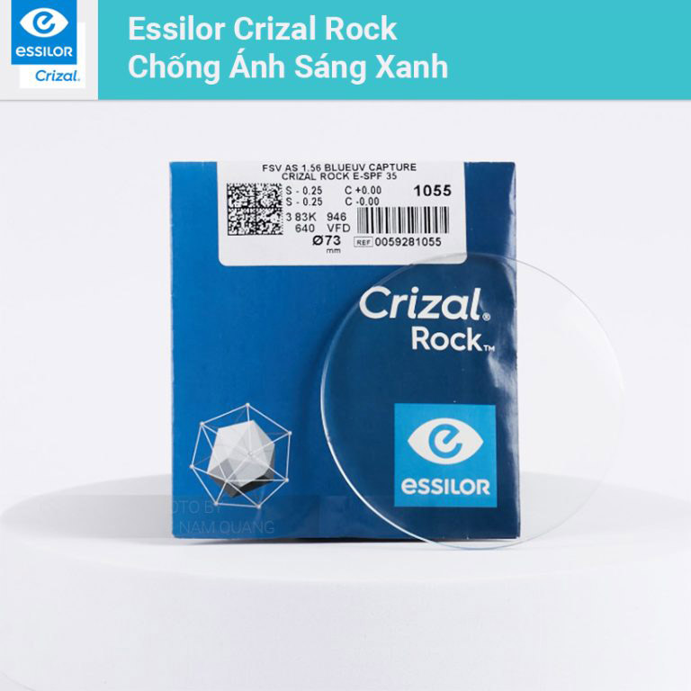 Tròng kính Essilor Crizal Rock – 1.56/1.60/1.67