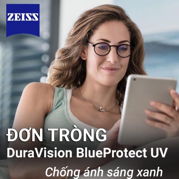 Tròng Kính Zeiss Digital Duravision Blueprotect Uv
