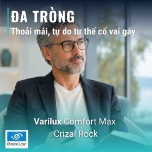 Essilor Varilux Comfort Max Crizal Rock