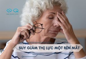 suy giam thi luc mot ben mat