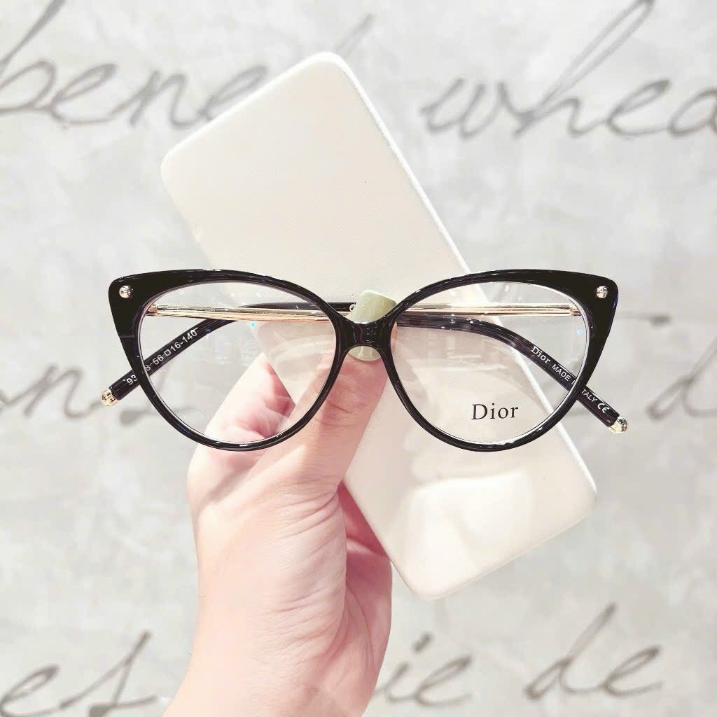 Gọng kính cận mắt mèo Dior