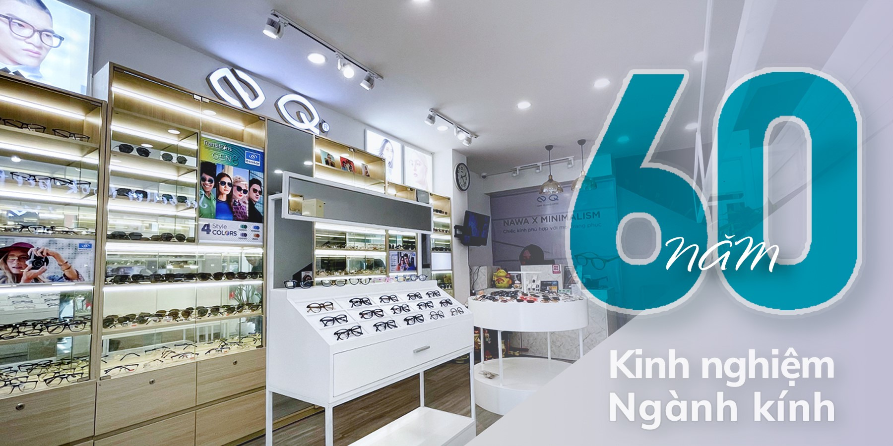 Mắt Kính Nam Quang là thương hiệu uy tín với hơn 60 năm kinh nghiệm trong ngành kính mắt
