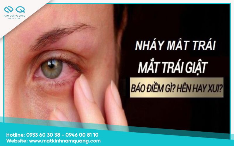 Giật mắt trái nam hên hay xui?