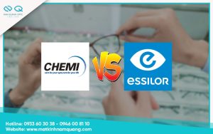 So sánh tròng kính Chemi và Essilor