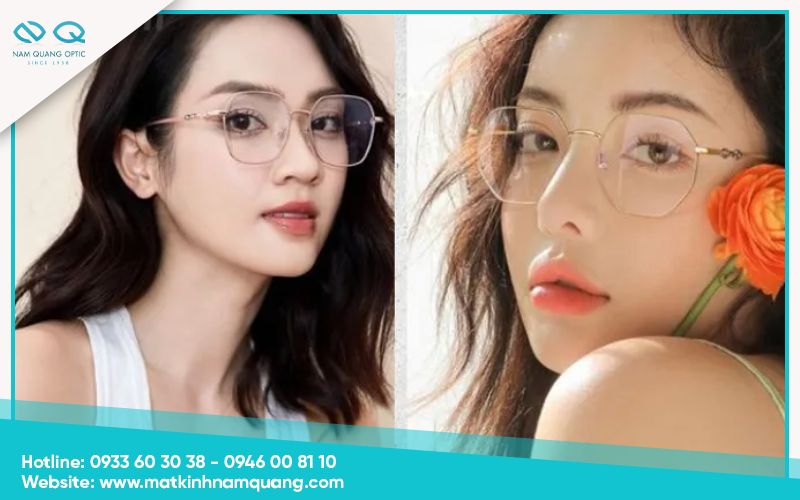 Chọn màu sắc gọng kính