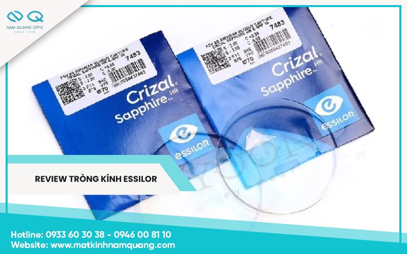 Review tròng kính Essilor chính hãng