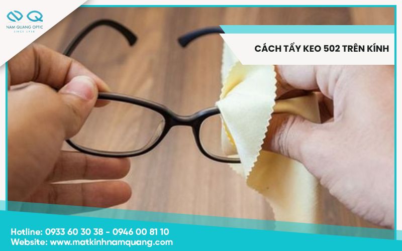 Cách tẩy keo 502 trên kính đơn giản tại nhà