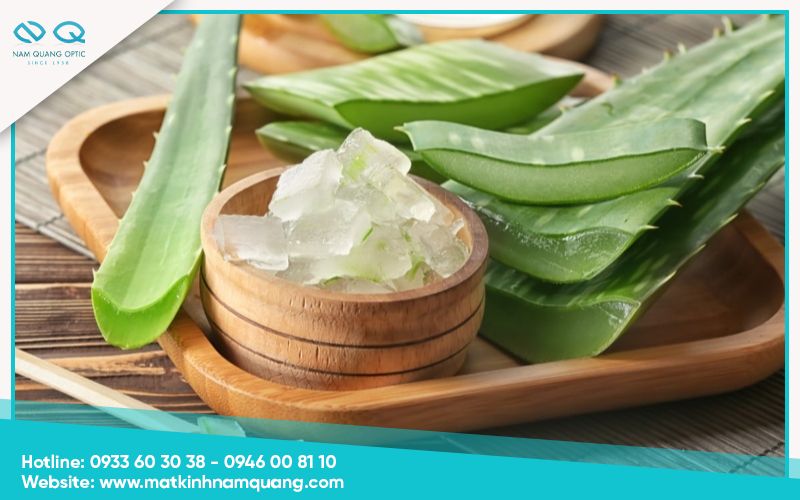 Cách trị đau mắt do máy hàn bằng lá nha đam
