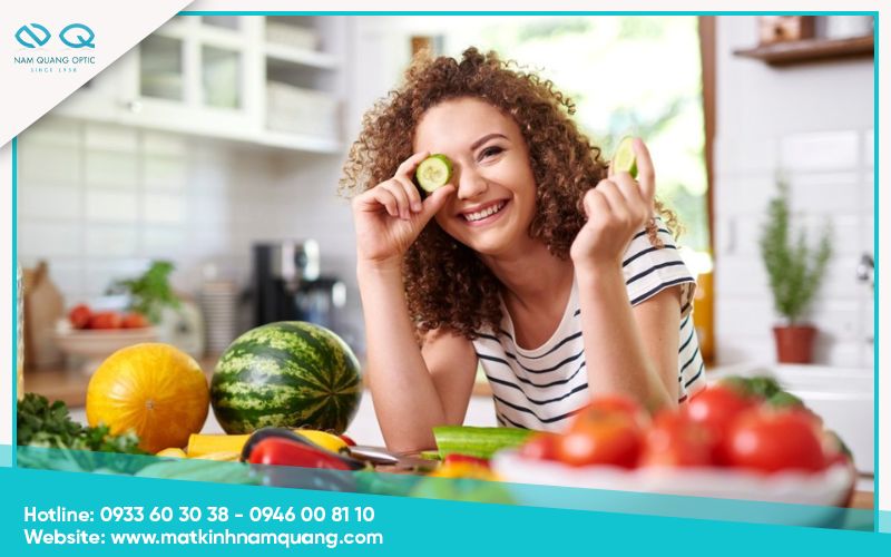 Bổ sung dinh dưỡng tốt cho mắt qua thực phẩm tươi
