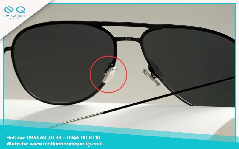 Đệm mũi kính polycarbonate