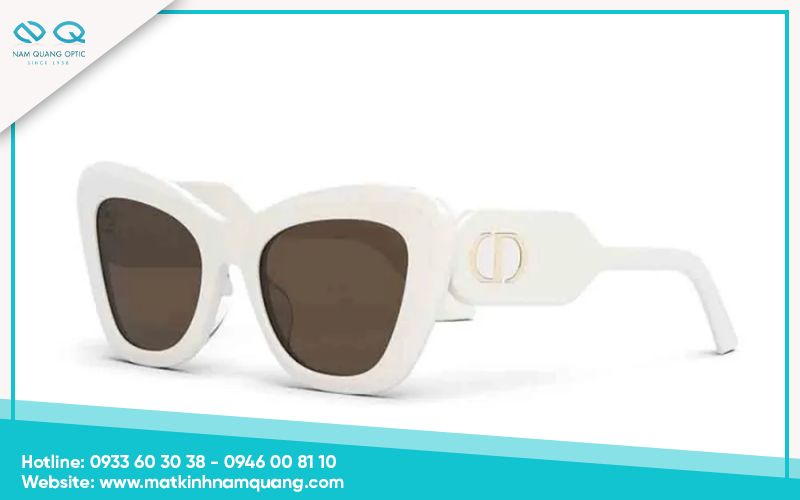 Kính Dior Woman Diorbobby B1U 95F0 Màu Trắng Nâu