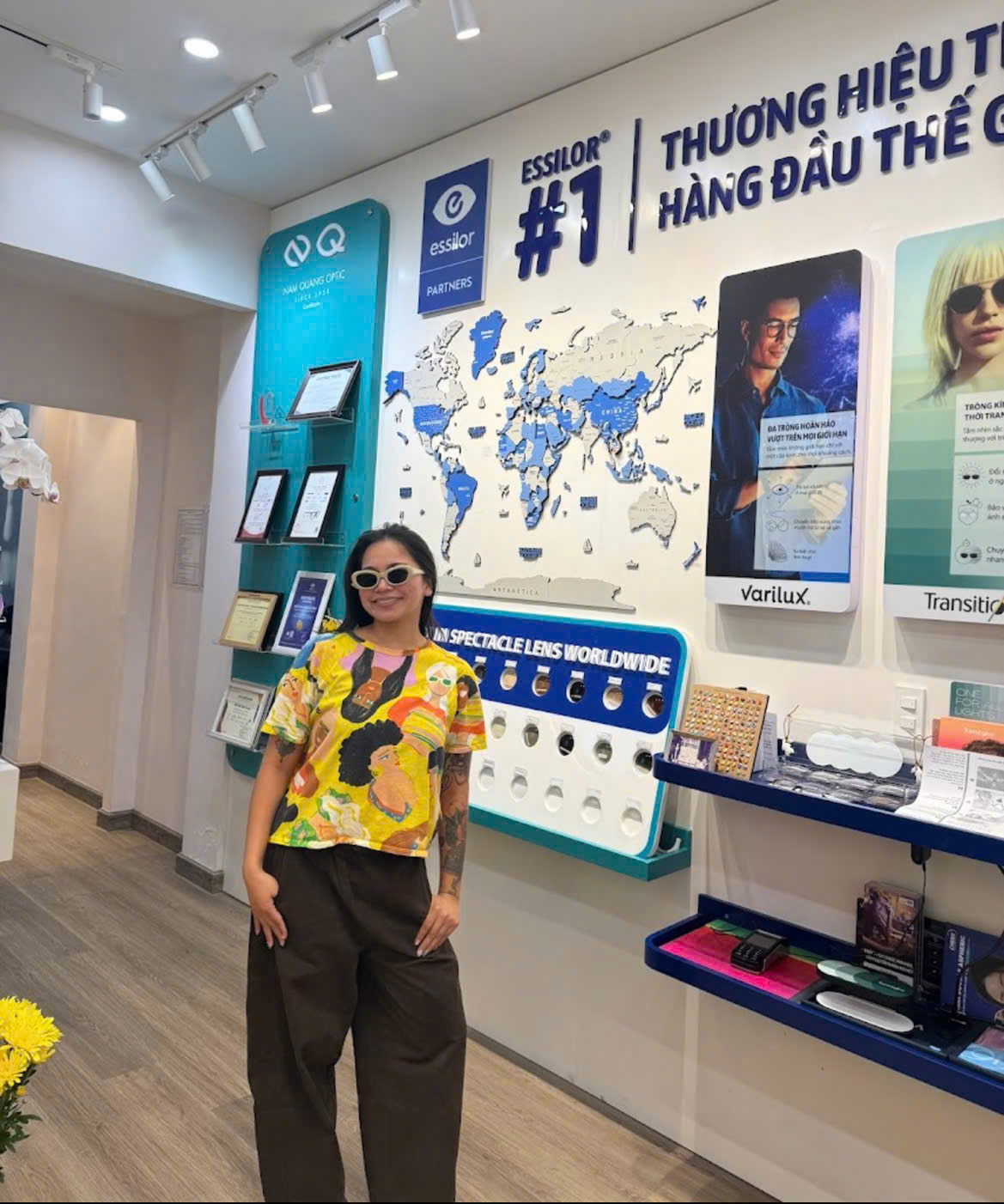 Khách quốc tế check in Nam Quang