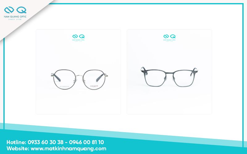 Gọng kính Titan Nhật Bản cao cấp tại Mắt Kính Nam Quang