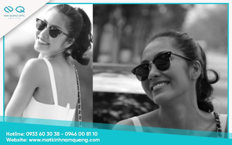 Kính mát Tăng Thanh Hà: Phong cách tối giản, sang trọng