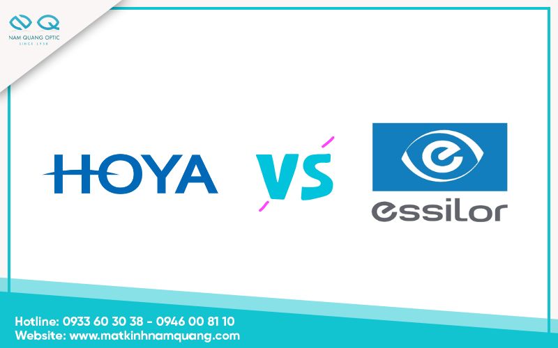 So sánh tròng kính Hoya và Essilor​