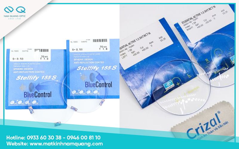 Nên mua tròng kính Hoya hay Essilor