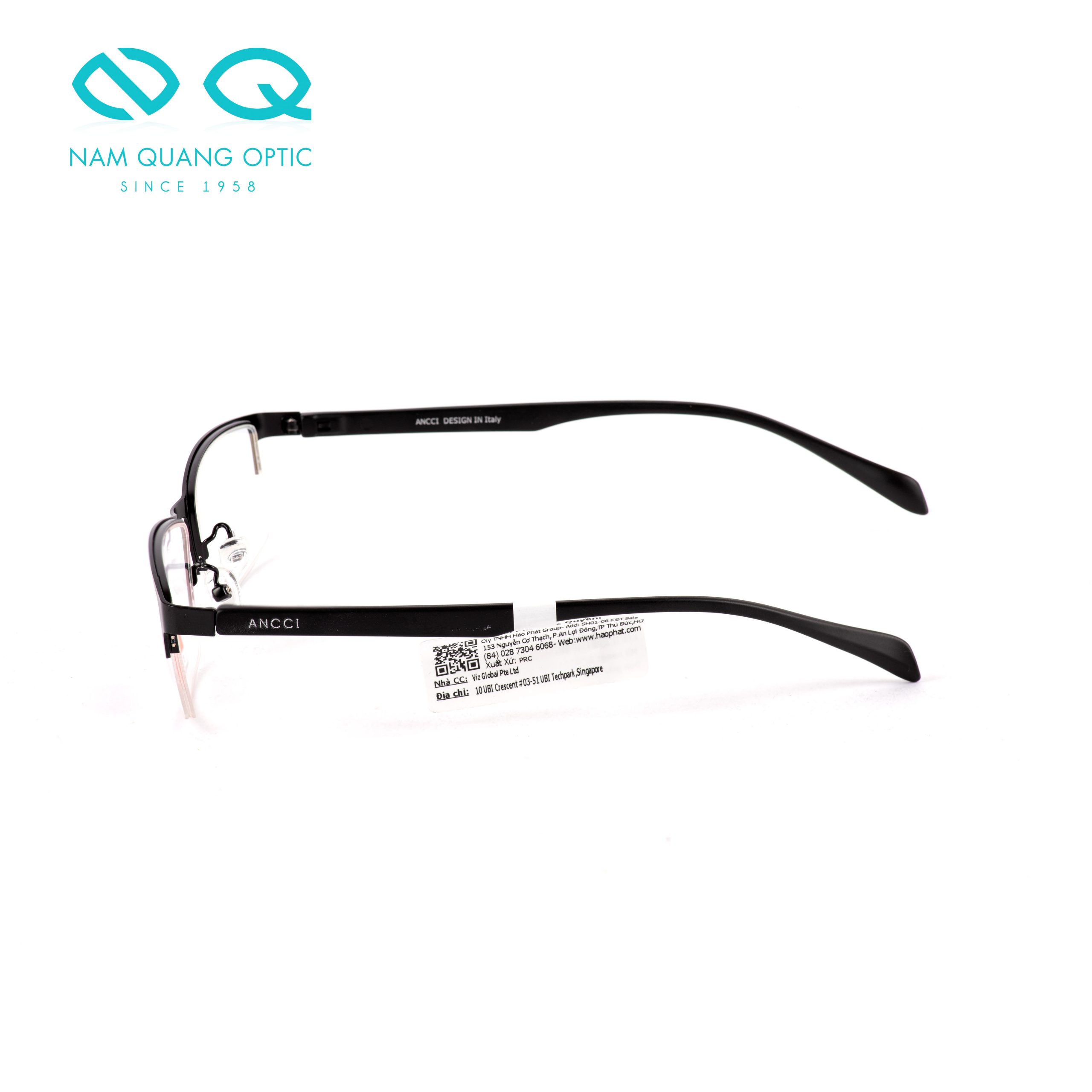 Chất liệu cứng cáp chế tác gọng kính Ancci AC92216XF GUN Gọng kính Ancci AC92216XF GUN