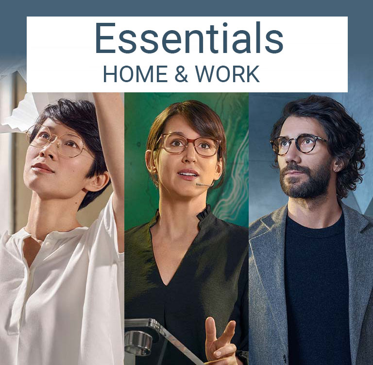 Tròng kính đa tròng Essilor Essentials Home & Work MaxAz Tròng kính đa tròng Essilor Essentials Home & Work MaxAz