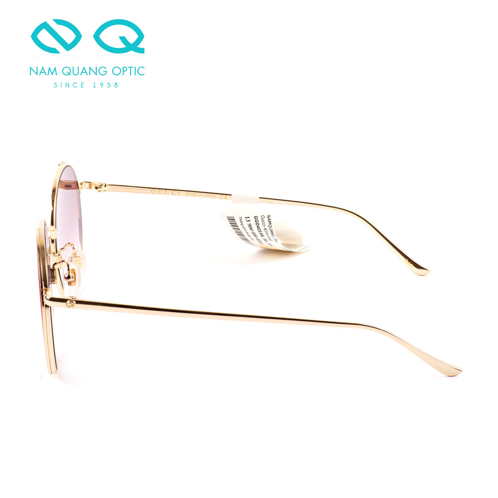 Gọng kính mát Gucci 0401SK chất liệu kim loại cao cấp, bền bỉ Gọng kính mát Gucci 0401SK