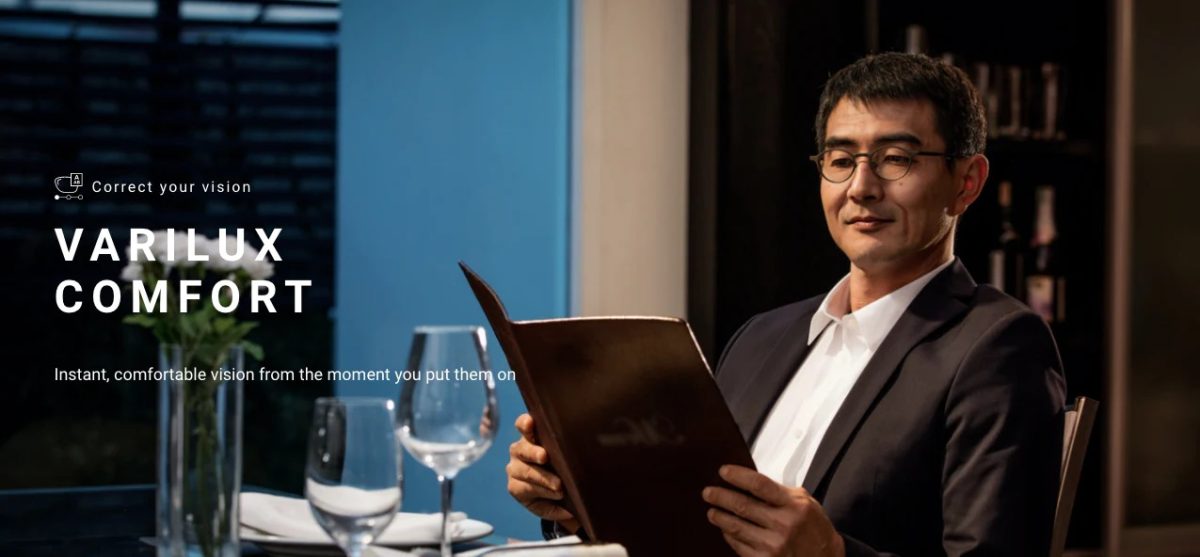 Eyezen Tròng kính đa tròng Essilor Varilux Comfort Max