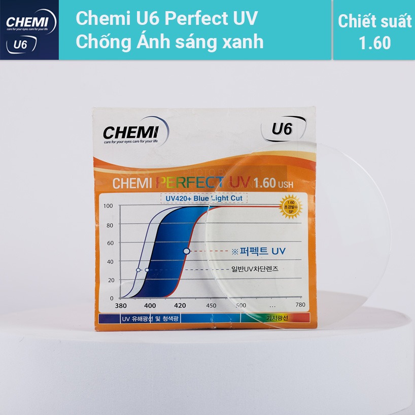 Tròng kính Chemi U6 Perfect UV Tròng kính Chemi U6 Perfect UV