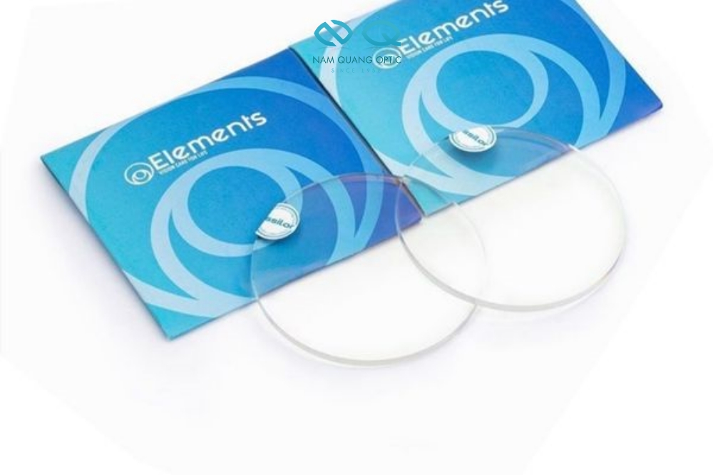 Tròng kính Elements Blue UV Cut Night AR với chỉ số chiết suất 1.61 siêu mỏng nhẹ Tròng kính Elements
