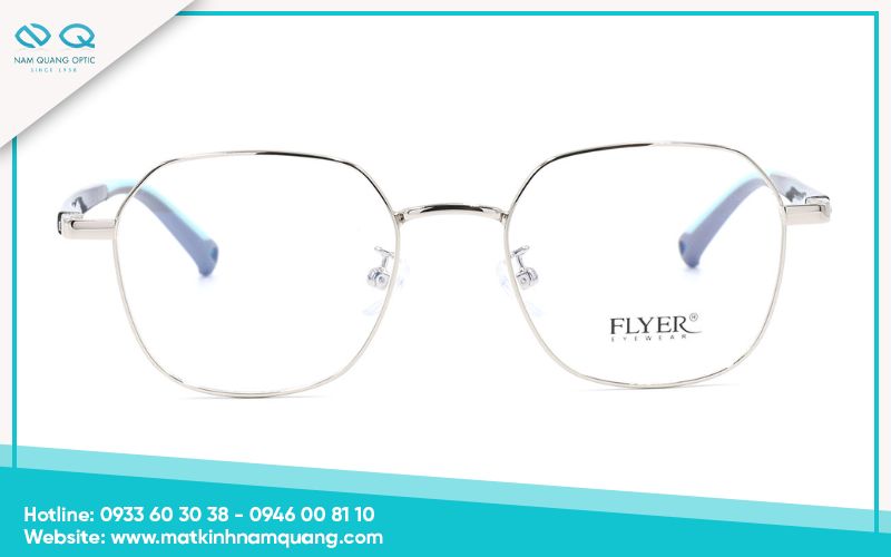 Gọng kính màu pastel hoặc ánh kim