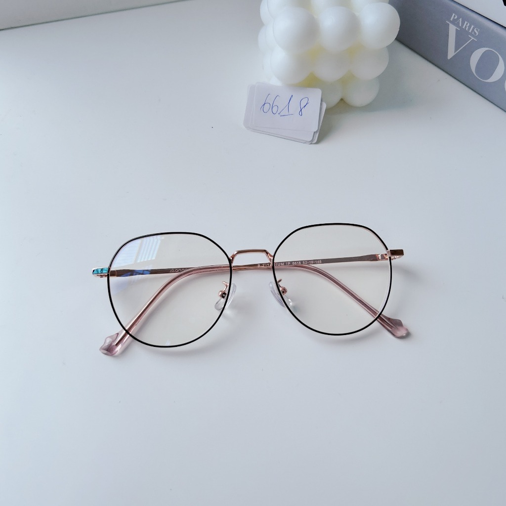 Gọng kính đa giác tròn