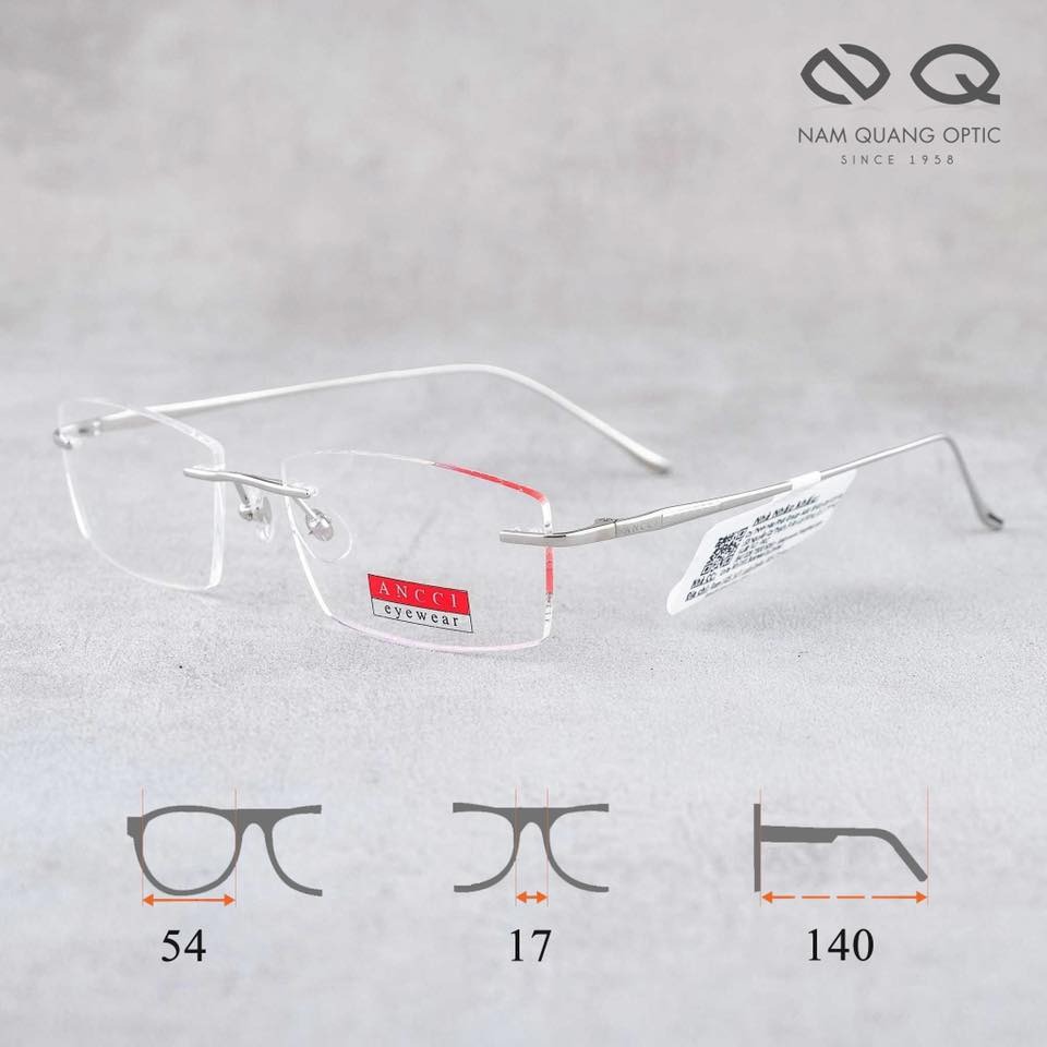 Kính không viền chữ nhật