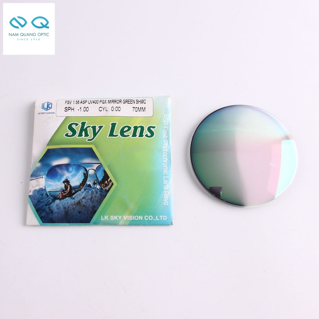 Tròng kính Sky Lens UV400 PGX Mirror có khả năng ngăn chặn tia UV400