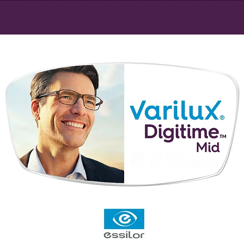 Tròng kính đa tròng Essilor Varilux Digitime MaxAz có chiết suất từ 1.50 đến 1.67