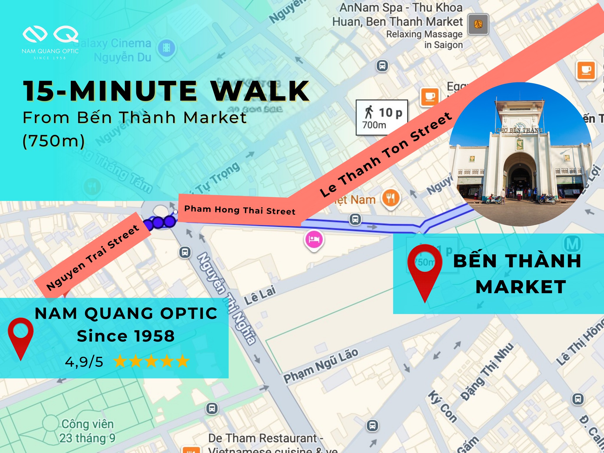 Nam Quang Optical near central District 1 Ho Chi Minh City