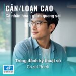 Tròng đánh kỹ thuật số Crizal Rock
