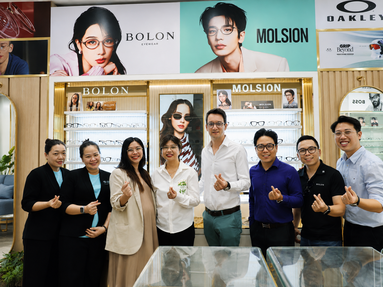 Mắt Kính Nam Quang gặp gỡ Hào Phát cùng đại diện BOLON và MOLSION